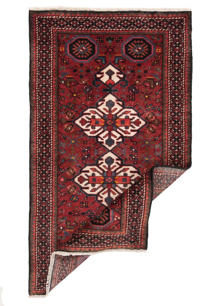 Alfombra persa Hamedan | 135 x 77 cm