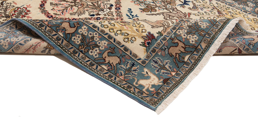 Alfombra persa Qom | 203 x 135 cm