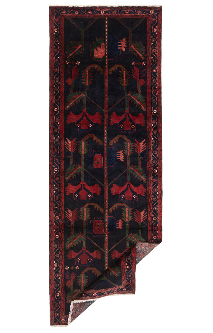 Alfombra persa Hamedan | 305 x 105 cm