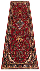 Alfombra persa Hamedan | 303 x 81 cm