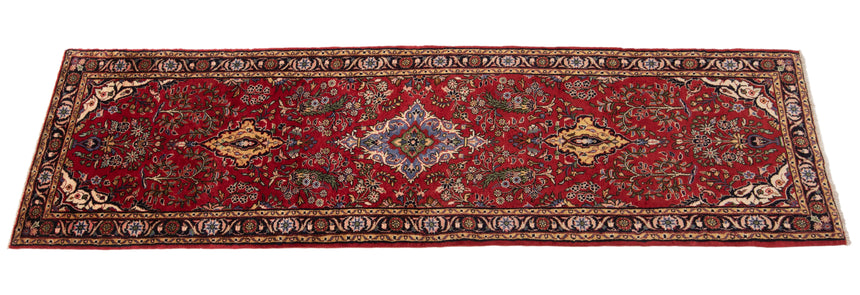 Alfombra persa Hamedan | 303 x 81 cm