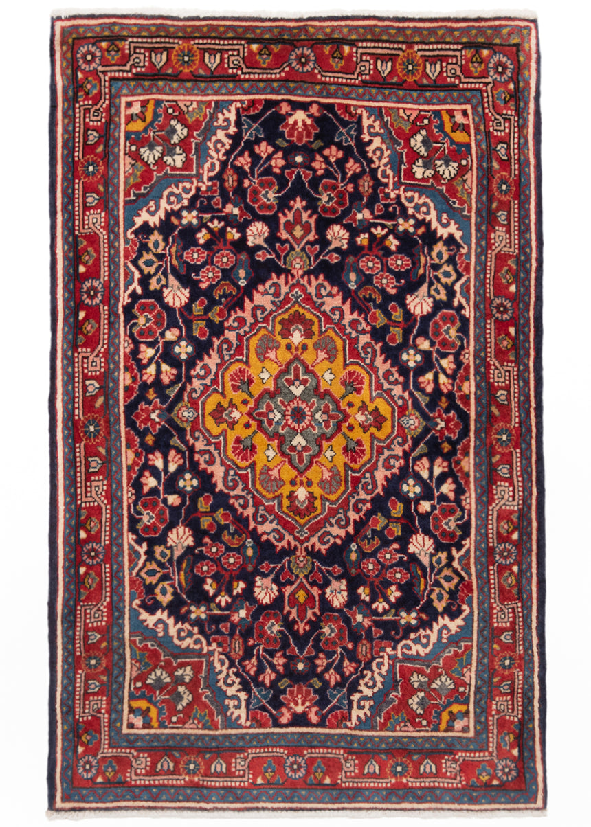 Alfombra persa Hamedan | 108 x 70 cm