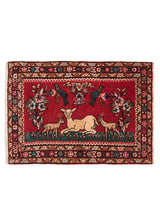 Alfombra persa Hamedan | 88 x 63 cm