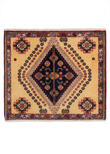 Alfombra persa Shiraz | 60 x 69 cm