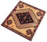 Alfombra persa Shiraz | 60 x 69 cm