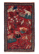 Alfombra persa Hamedan | 105 x 64 cm