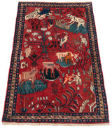 Alfombra persa Hamedan | 105 x 64 cm