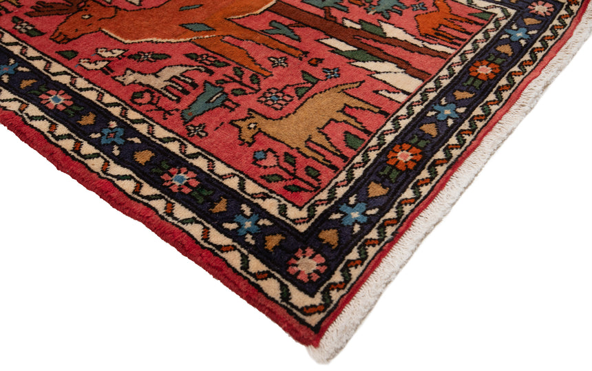 Alfombra persa Hamedan | 88 x 60 cm