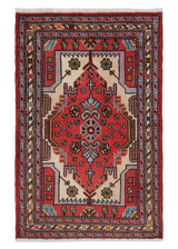 Alfombra persa Hamedan | 98 x 65 cm