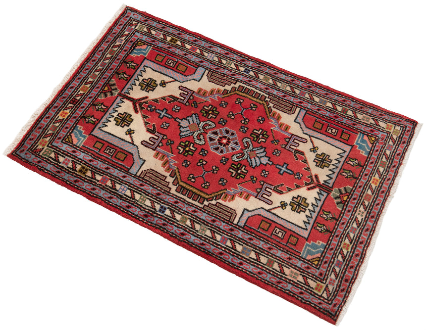 Alfombra persa Hamedan | 98 x 65 cm