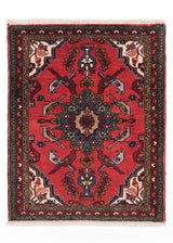 Alfombra persa Hamedan | 80 x 66 cm