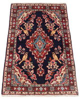 Alfombra persa Hamedan | 89 x 50 cm