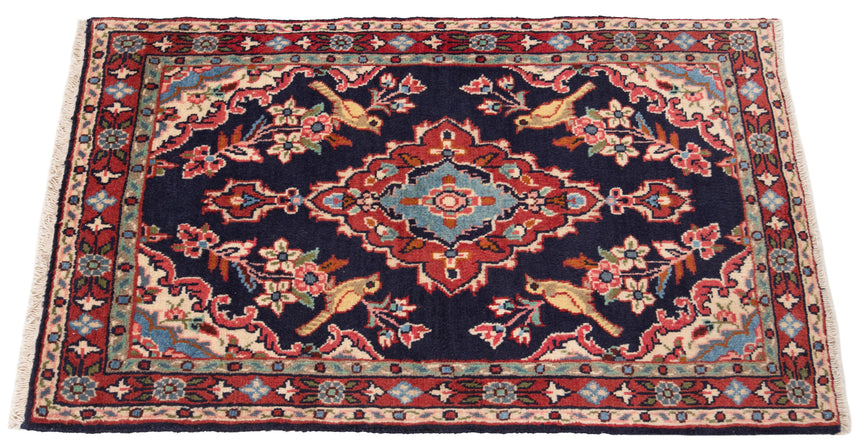 Alfombra persa Hamedan | 89 x 50 cm