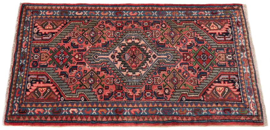 Alfombra persa Hamedan | 102 x 56 cm