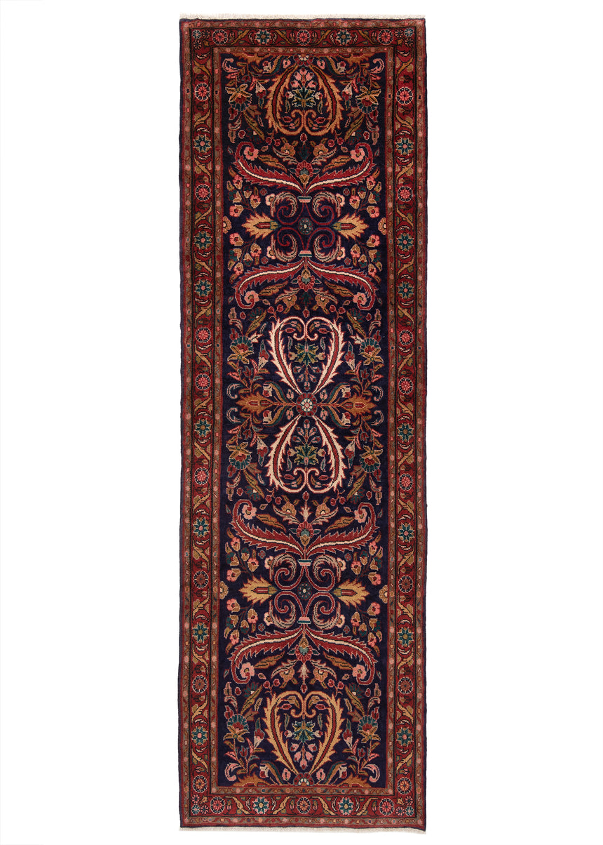 Alfombra persa Hamedan | 297 x 88 cm