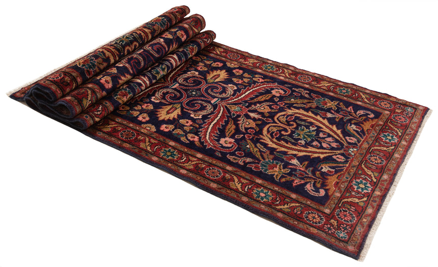 Alfombra persa Hamedan | 297 x 88 cm