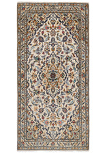Alfombra persa Kashan | 132 x 64 cm