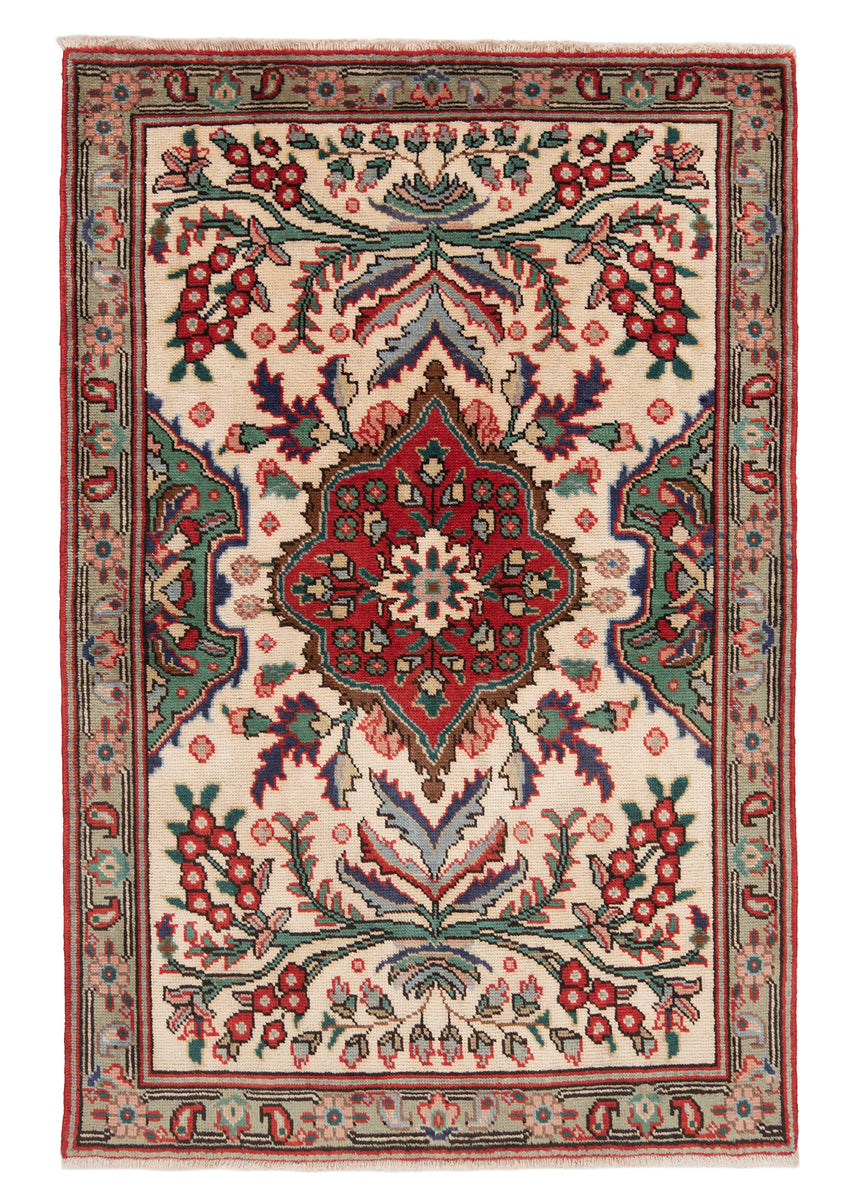 Alfombra persa Tabriz Patina | 144 x 94 cm