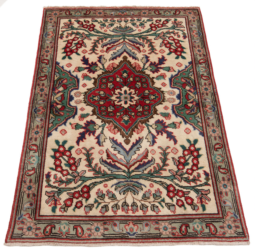 Alfombra persa Tabriz Patina | 144 x 94 cm