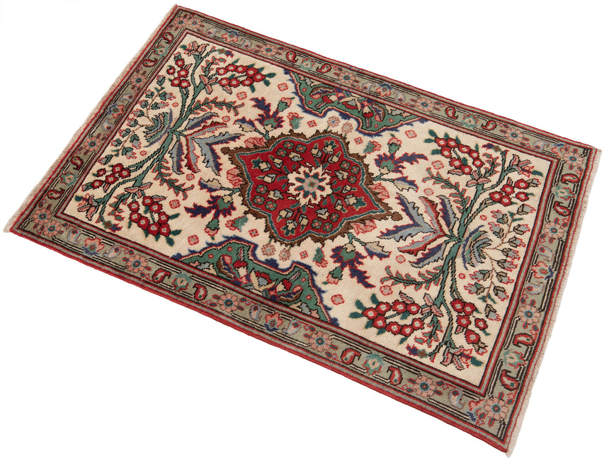 Alfombra persa Tabriz Patina | 144 x 94 cm