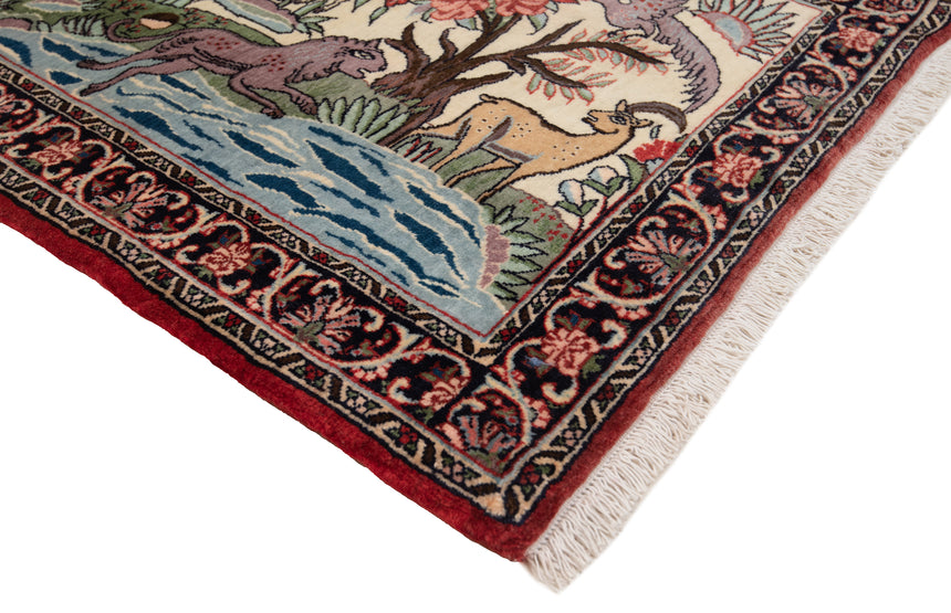 Alfombra persa Sarough | 74 x 66 cm