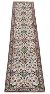 Alfombra persa Nain 9La | 328 x 68 cm