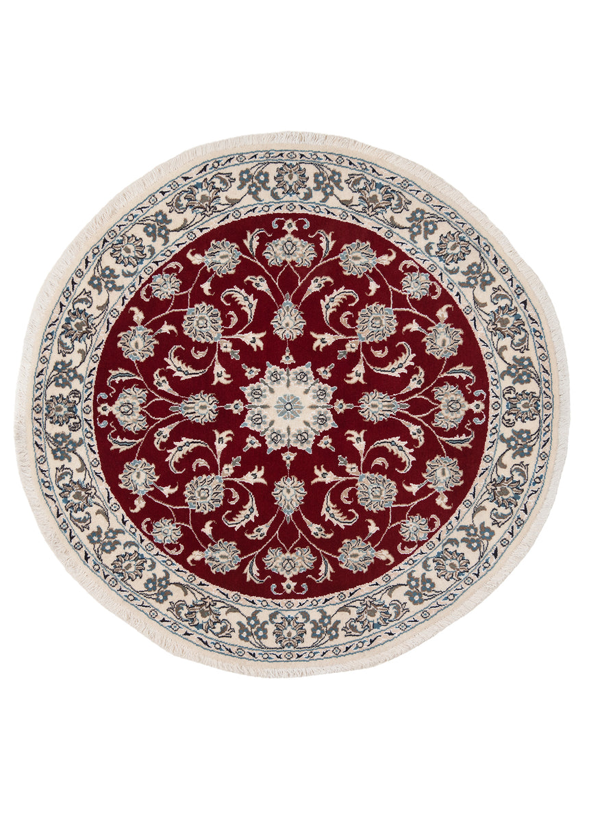 Alfombra persa Nain | 145 x 145 cm