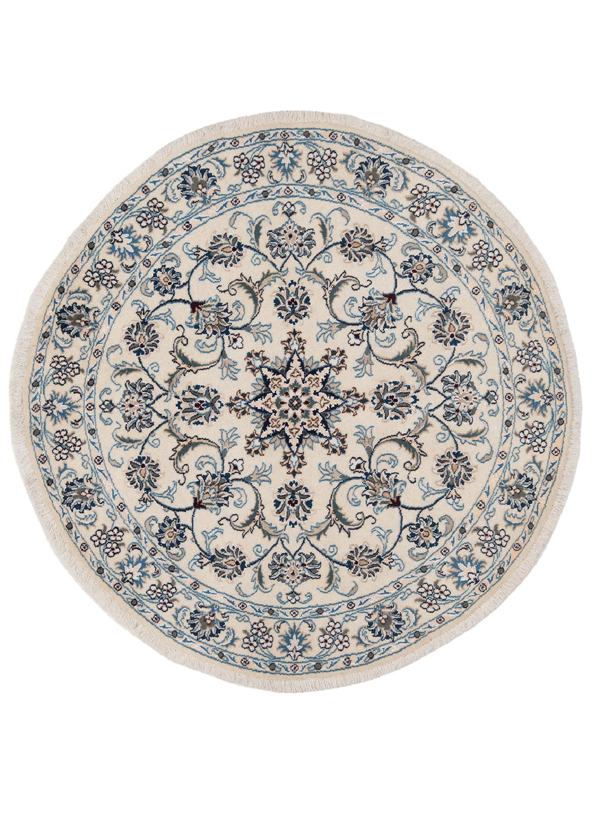 Alfombra persa Nain | 143 x 143 cm