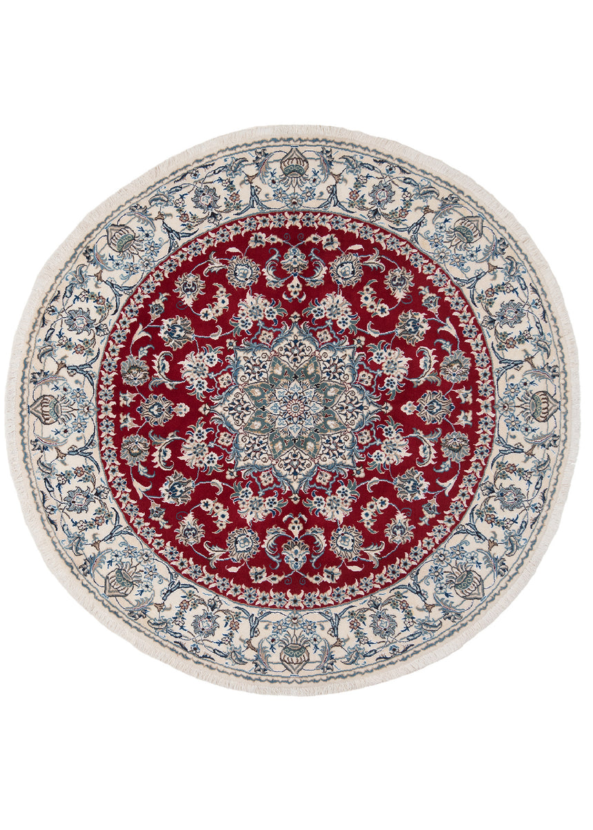 Alfombra persa Nain | 200 x 200 cm