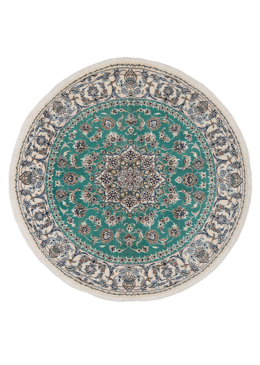 Alfombra persa Nain | 192 x 192 cm