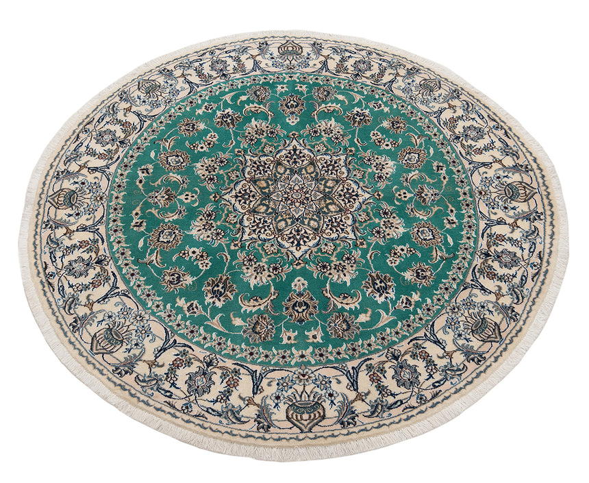 Alfombra persa Nain | 192 x 192 cm