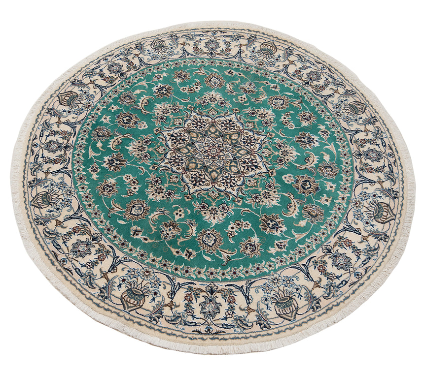 Alfombra persa Nain | 192 x 192 cm