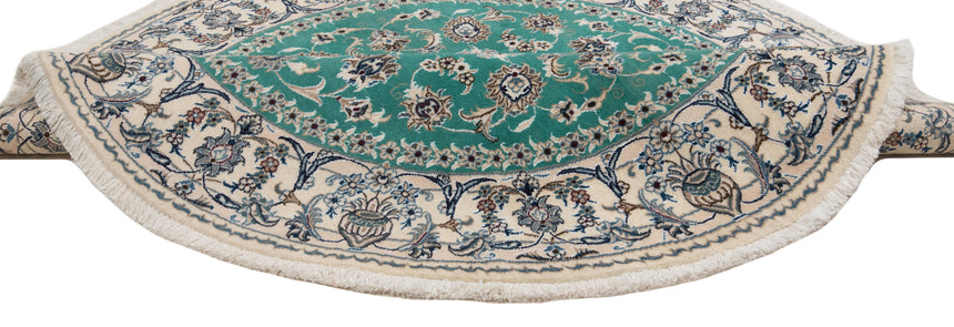 Alfombra persa Nain | 192 x 192 cm