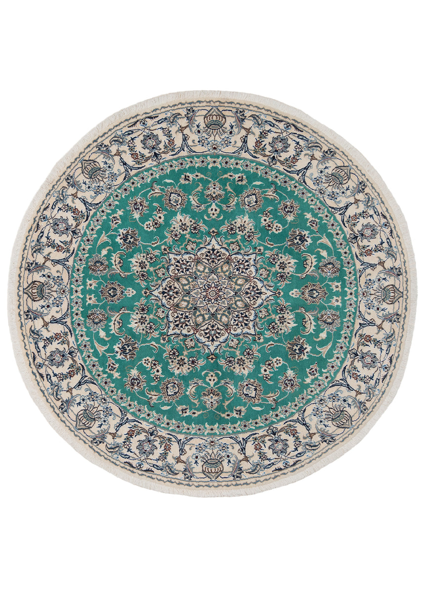 Alfombra persa Nain | 195 x 195 cm