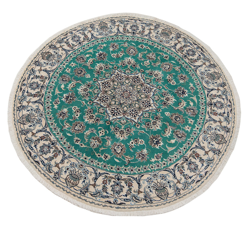 Alfombra persa Nain | 195 x 195 cm