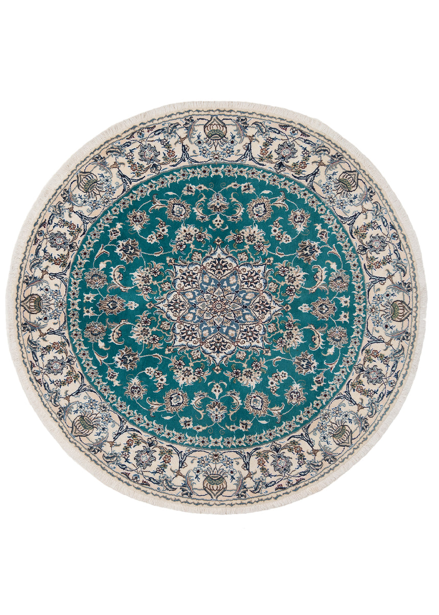 Alfombra persa Nain | 195 x 195 cm