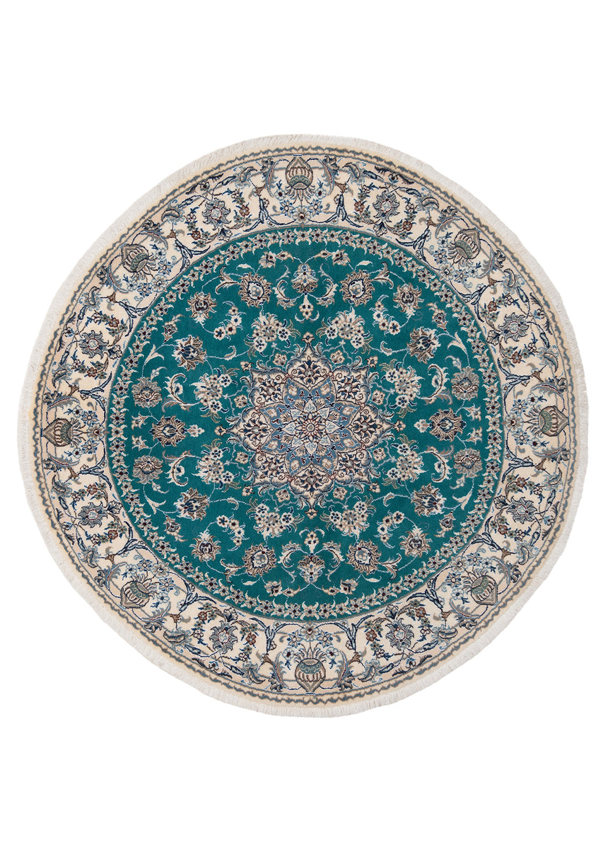 Alfombra persa Nain | 192 x 192 cm