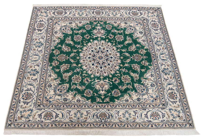 Alfombra persa Nain | 192 x 189 cm