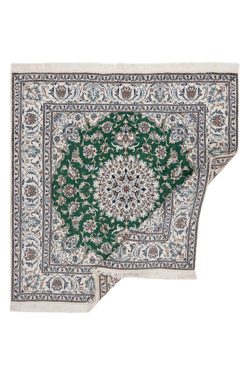 Alfombra persa Nain | 198 x 195 cm