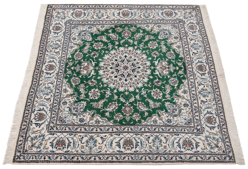 Alfombra persa Nain | 198 x 195 cm