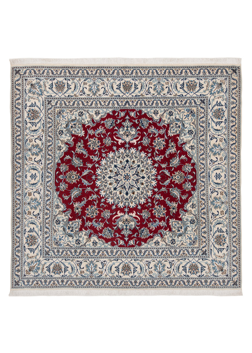 Alfombra persa Nain | 193 x 195 cm