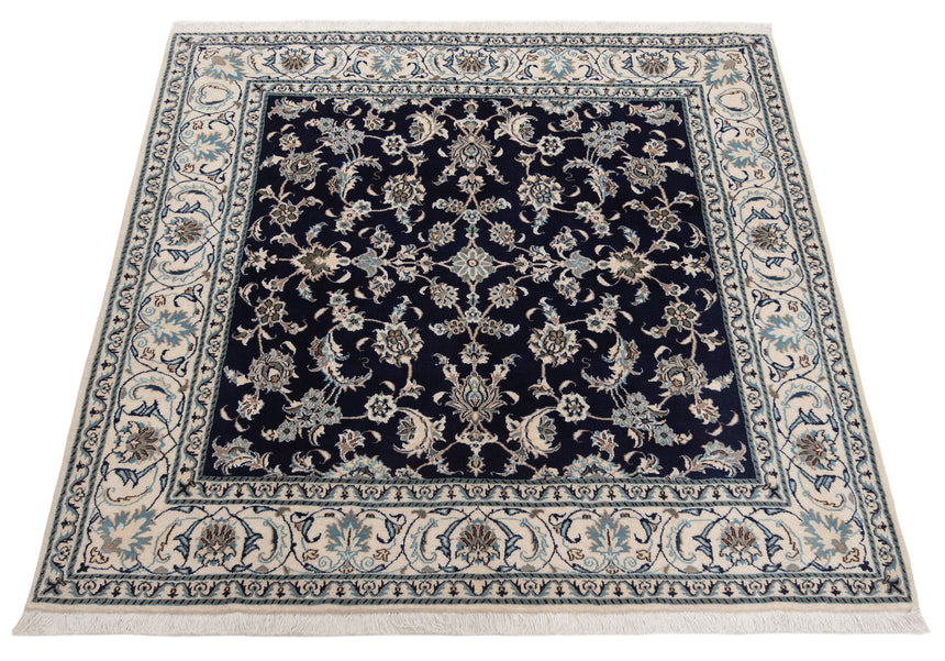 Alfombra persa Nain | 193 x 193 cm