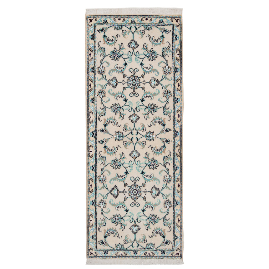 Alfombra persa Nain | 192 x 74 cm