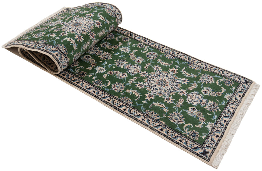 Alfombra persa Nain | 282 x 73 cm