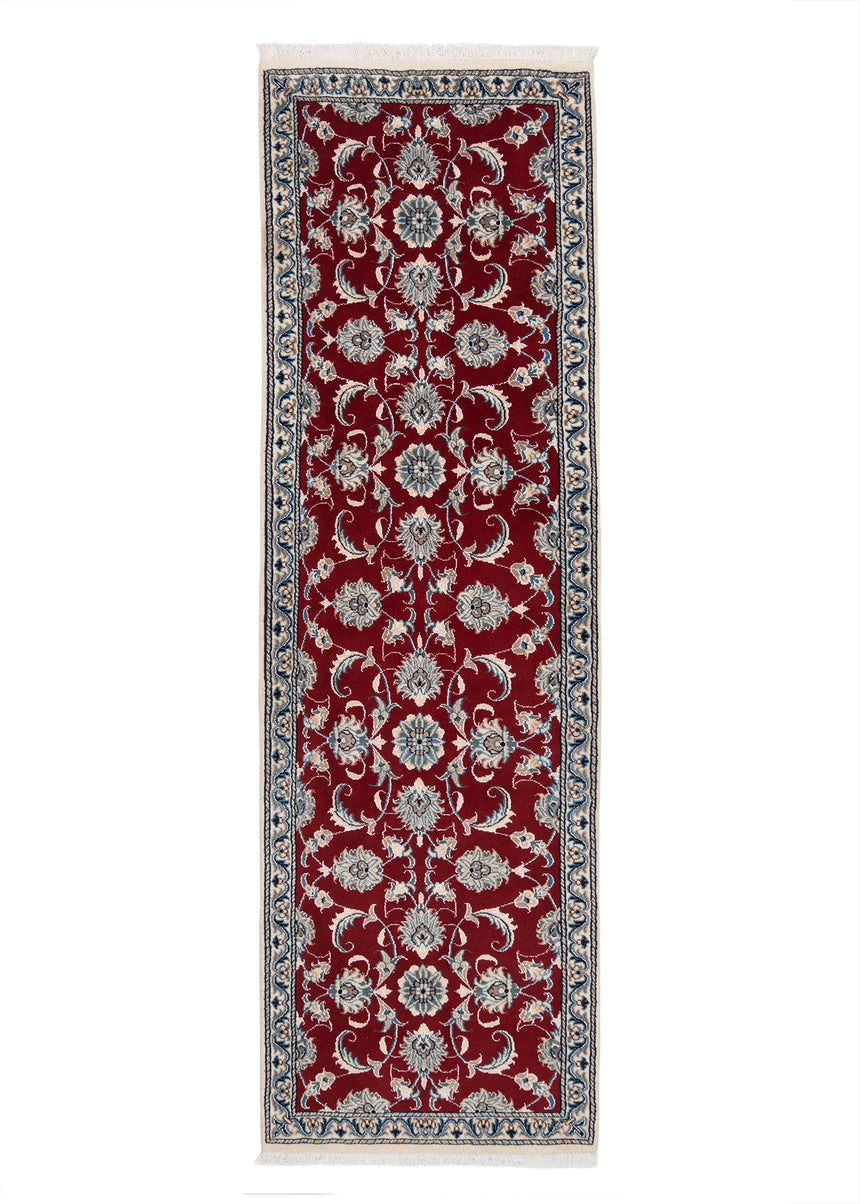 Alfombra persa Nain | 254 x 75 cm
