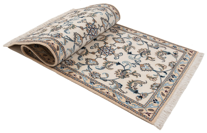 Alfombra persa Nain | 198 x 76 cm