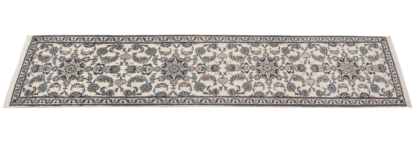 Alfombra persa Nain | 381 x 77 cm