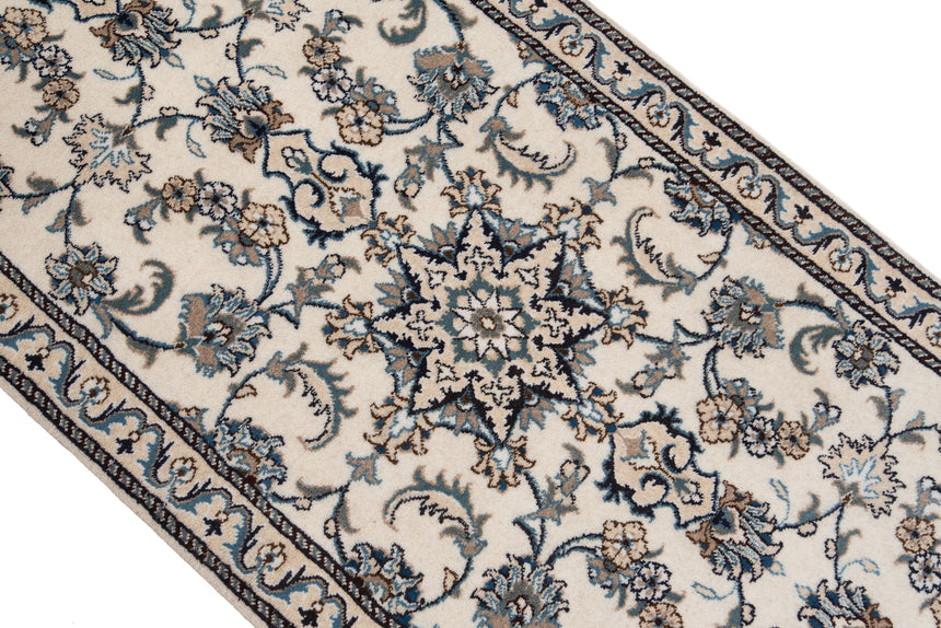 Alfombra persa Nain | 381 x 77 cm