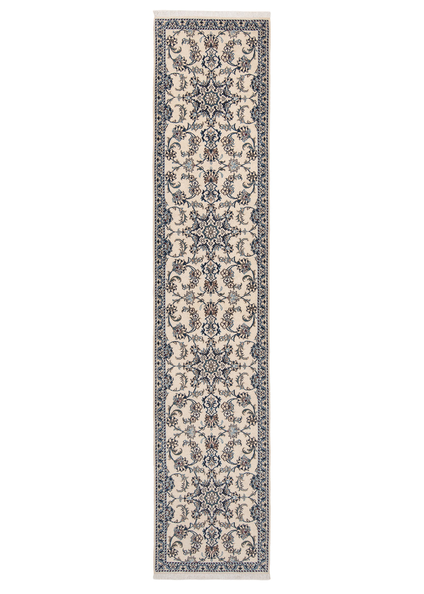 Alfombra persa Nain | 380 x 80 cm