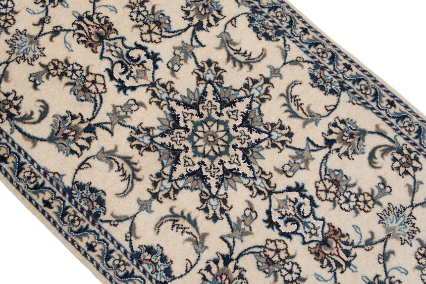 Alfombra persa Nain | 380 x 80 cm